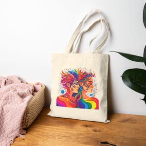 Stylische Einkaufstasche mit kreativem Design - Originelles Geschenk für Frauen, Mütter, Kolleginnen oder Trauzeuginnen zu jedem Anlass