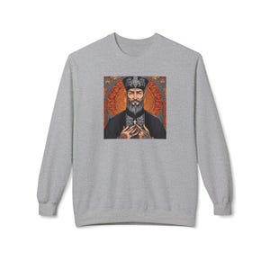 Cooles Sweatshirt mit einzigartigem Aufdruck &quot;Tätowierter Priester&quot; - Stilvolles Geschenk für jede Gelegenheit