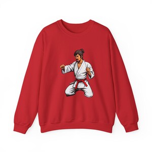 Unisex Sweatshirt mit einzigartigem Sportmotiv - Cooles Geschenk für Sportler und Fitnessliebhaber. Thema Karate