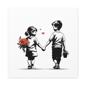 No. 8 - Artistic Canvas Print as Wall Decor - Unique Street Art - Artistic Canvas Print as Wall Decor - Unique Street Art