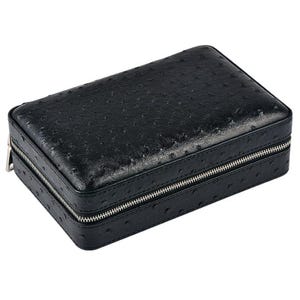 The Jacare Travel Humidor | Stylish Cedar-Lined Cigar Case for On-the-Go Enthusiasts