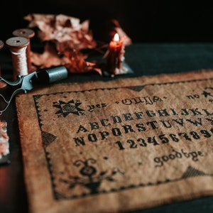 Primitive Ouija Board Cross Stitch Pattern