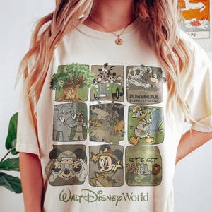 Retro Disney Animal Kingdom Mickey and Friends Comfort Colors, Disney Wild Shirt, Vintage Safari Mode Shirt, Hakuna Matata, Mickey Safari