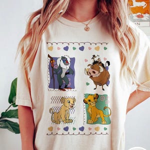 Vintage 90s Disney Lion King Simba And Timon Comfort Colors Shirt, Vintage Lion King Shirt, Hakuna Matata Retro Shirt, Disney Family Shirts