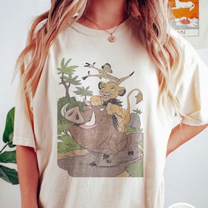 Retro Lion King Shirt, Hakuna Matata Shirt, 90s Lion King Comfort Color Shirt, Animal Kingdom Shirt, Timon and Pumba, Vintage Disney Shirt