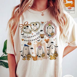 Süßes oder Saures Halloween Shirt, Disney Micky Geist Shirt, gruseliges Minnie Shirt, Disney Halloween T-Shirt, Süßes oder Saures