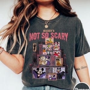 Vintage Mickey&#39;s Not So Scary Halloween Party 2025 Shirt, Disney Halloween Shirt, Mickey And Friends Halloween Shirt, Halloween Family Shirt