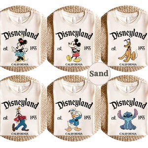 Retro Disneyland Est 1955 Shirt, Disney All Characters Shirt, Mickey And Friends Shirt, Disney Group Shirt, Disney Family Shirt, Disney Trip