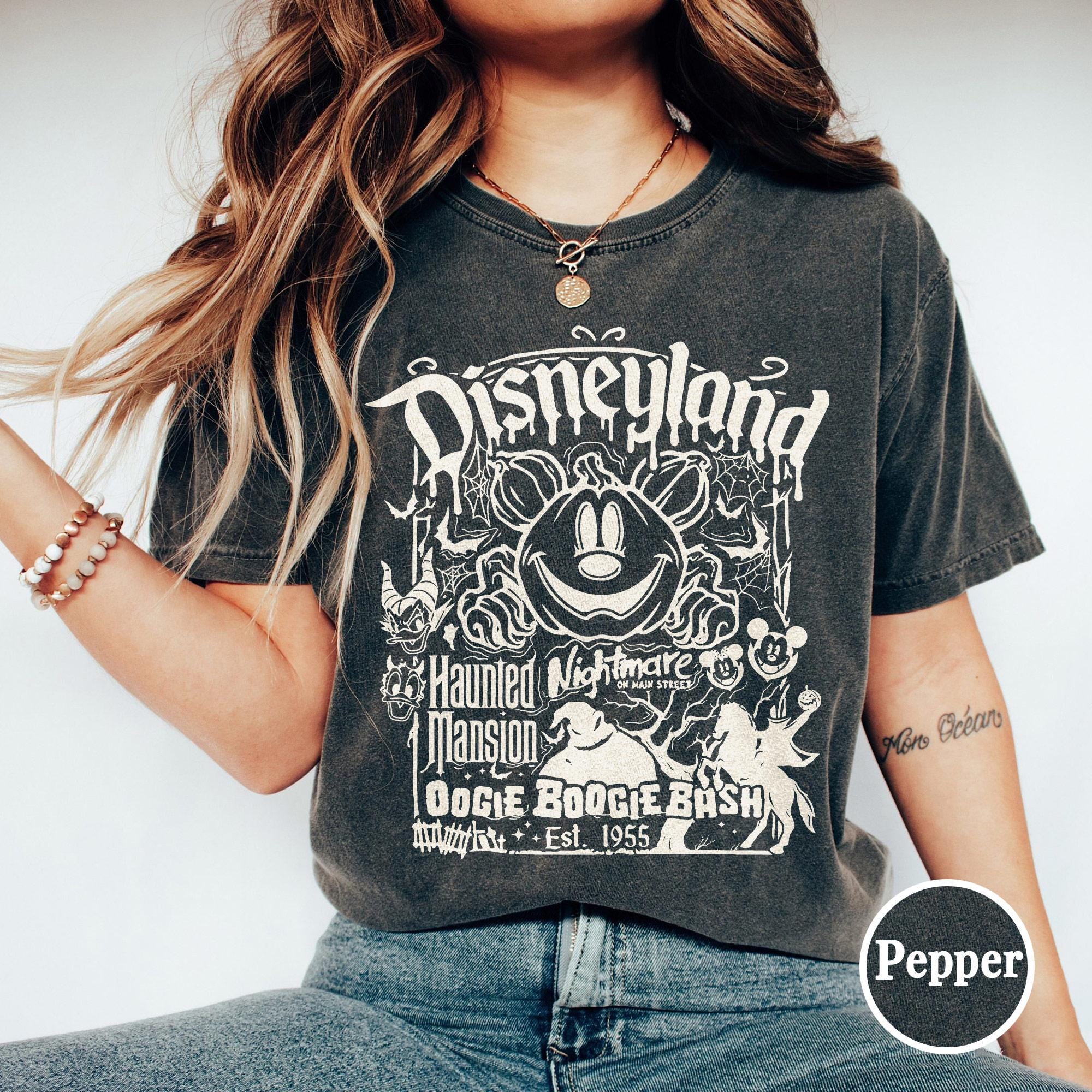 Oogie Boogie Bash Shirt, Disneyland Halloween Shirt, Haunted Mansion Tee, Nightmare on Main Street Shirt, Vintage Disney Comfort Colors Tee