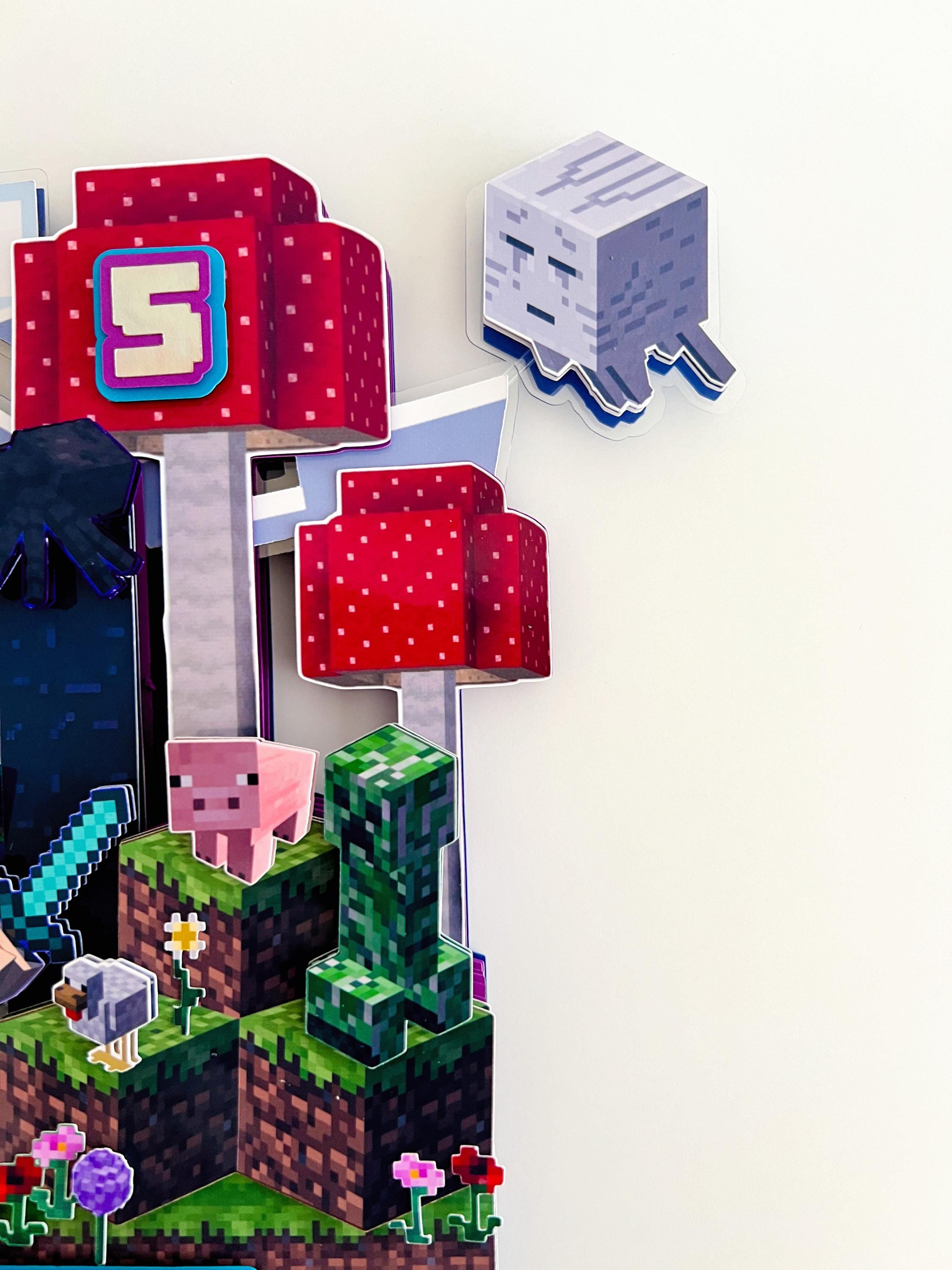 Minecraft Topper Shaker with Lights