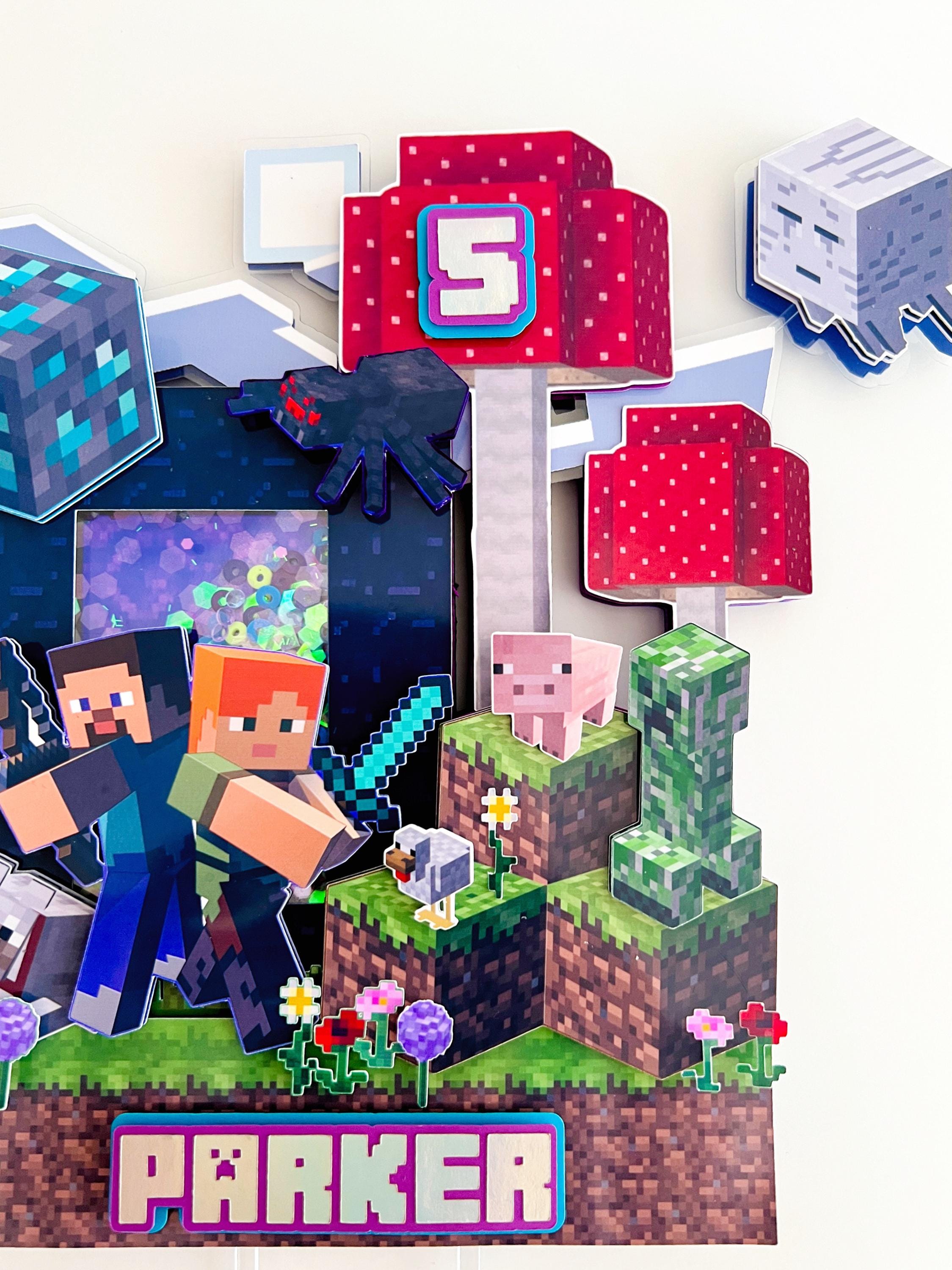 Minecraft Topper Shaker with Lights