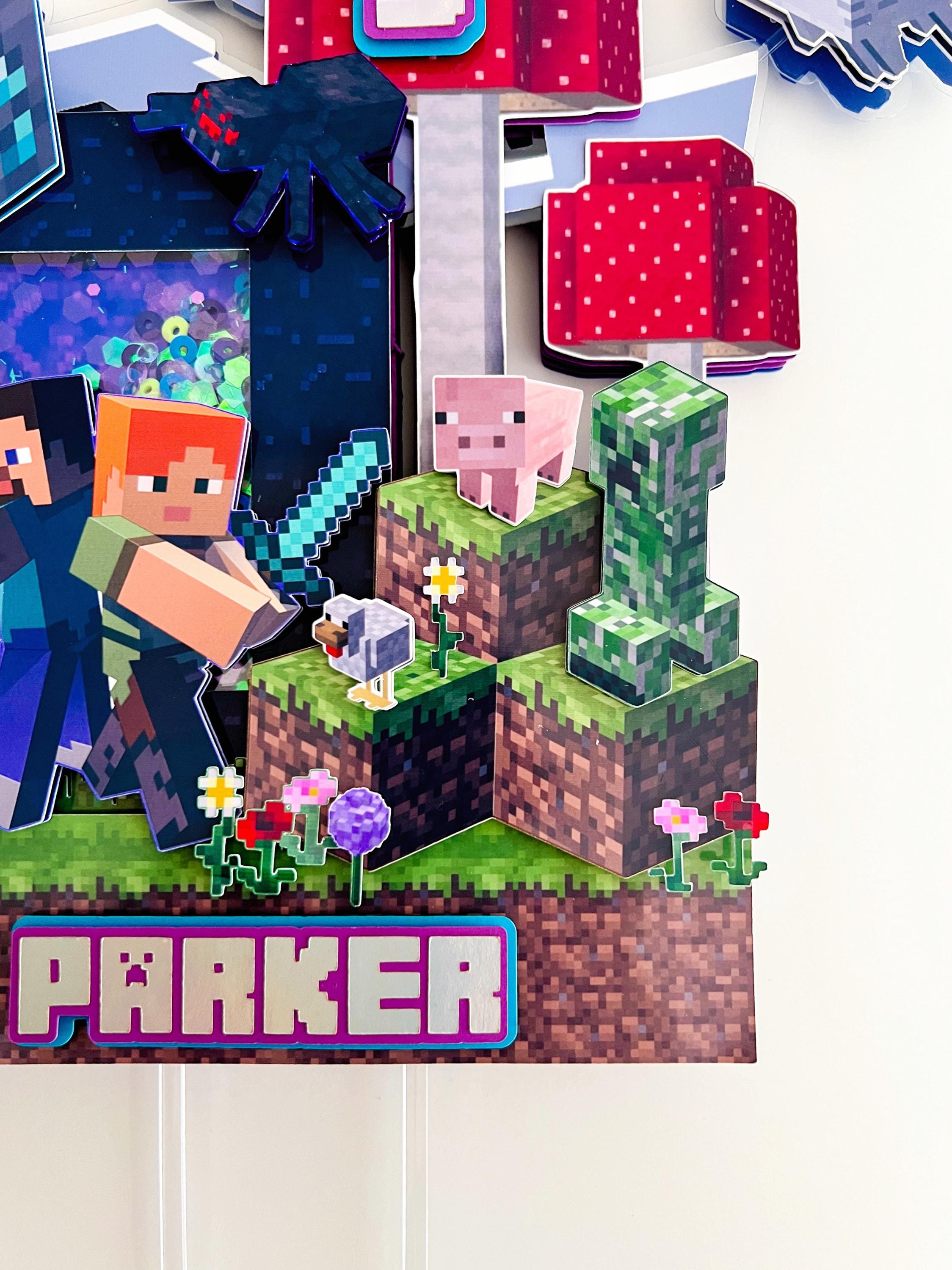 Minecraft Topper Shaker with Lights