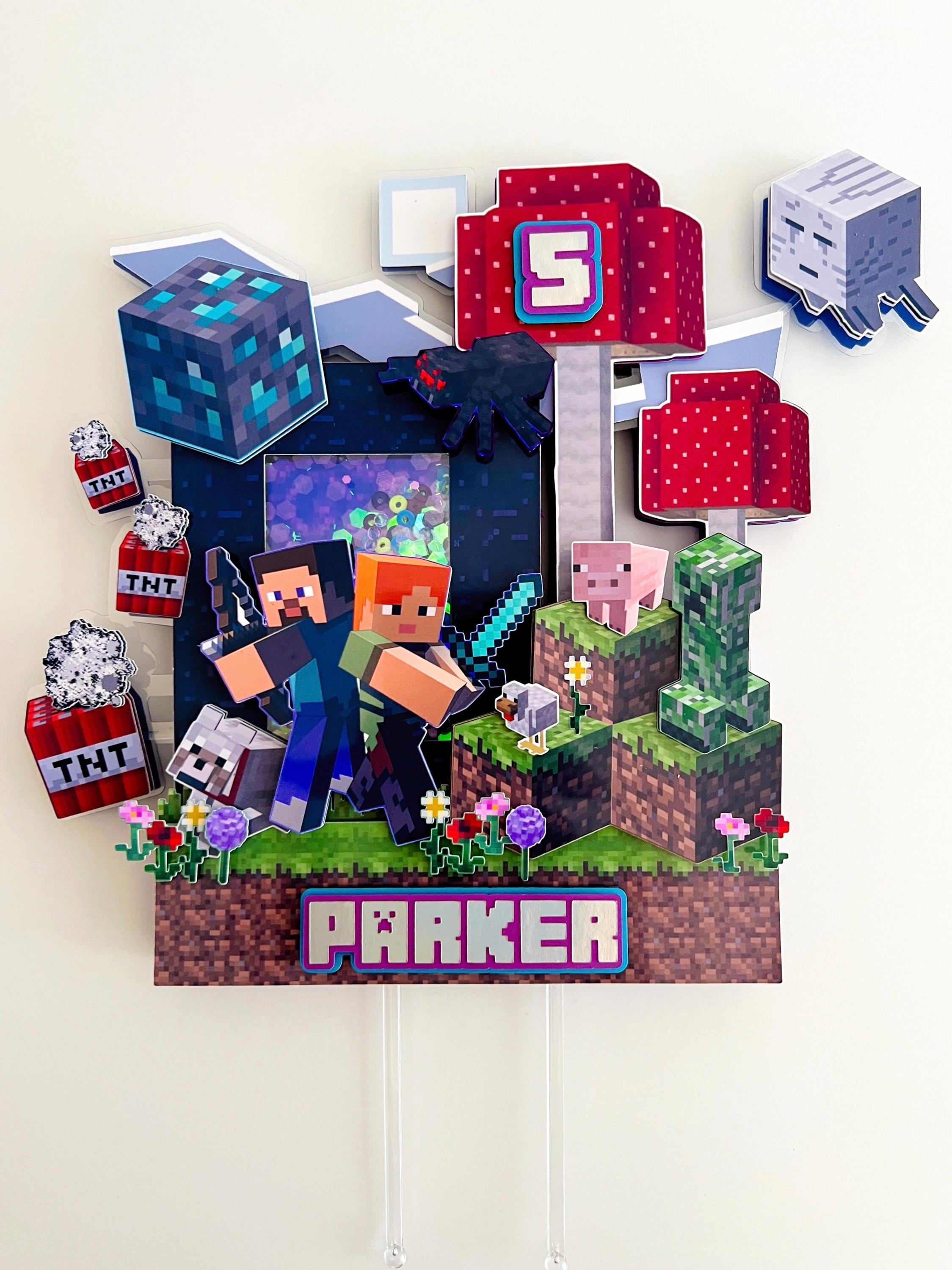 Minecraft Topper Shaker with Lights
