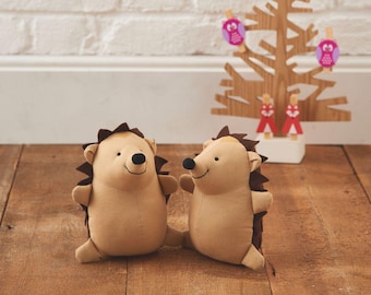 Hedgehog Plush Toy Sewing Pattern: Harry & Henrietta (PDF Download)