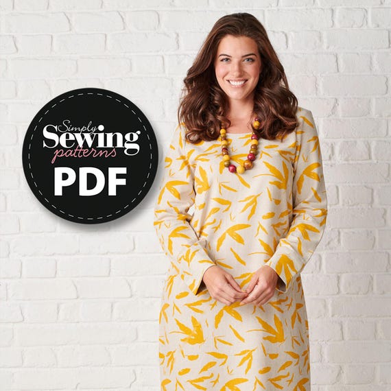 knee length dresses for ladies To The Point Tunic & Dress Sewing Pattern
