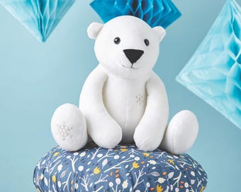 Polar Bear Plushie Sewing Pattern: Soft Toy PDF (Instant Download