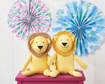 Patrón de costura de león de peluche: Animal de peluche (Patrón PDF)