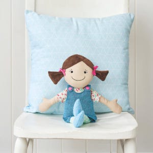 PDF Rag Doll Pattern, PDF Pattern, Digital Pattern, Sewing Pattern, Soft Toy, Instant Download, Plushie, Doll Toy, Traditional Kids Gifts