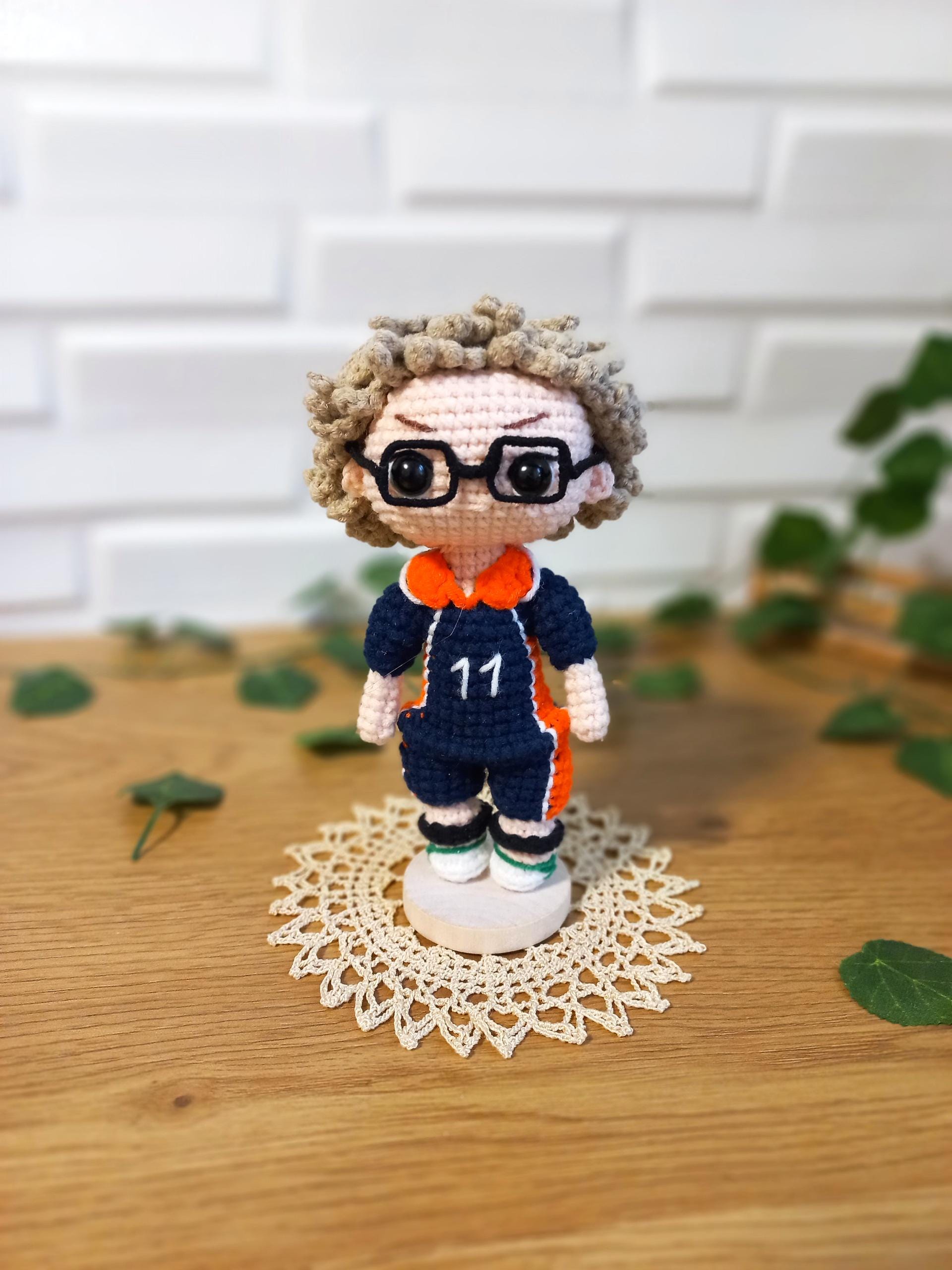 Kei Tsukishima - Crochet Doll From Anime Haikyuu - Etsy