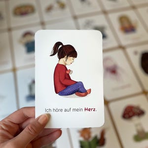 Affirmationskarten Kinder, Illustrationen Kinder, Positive Glaubenssätze, Achtsamkeit, Geschenk, Geburtstag, Selbstbewusstsein stärken
