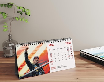 2026年 シャルル・ルクレール 卓上カレンダー | 2026年 卓上カレンダー | シャルル・ルクレール | F1カレンダー | F1ギフト | F1レースカレンダー