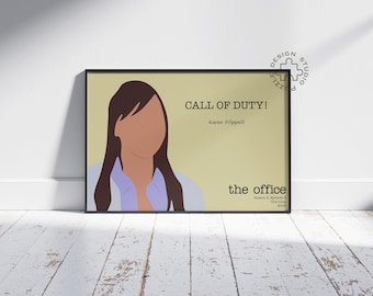 Karen Filippelli | The Office Poster | The Office | TV Series Poster | Minimalist TV Series Poster | Custom Poster | Wall Art Print