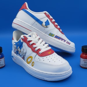 Nike Air Force 1 bambino/ragazzo SONIC personalizzate