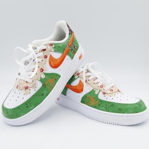 Nike Air Force 1 Kinder/Jungen personalisiert NINJA TURTLES (schreiben Sie in die Notizen, wen Sie bevorzugen)