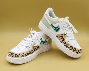 Nike Air Force 1 dla dziewczynek w stylu SAFARI