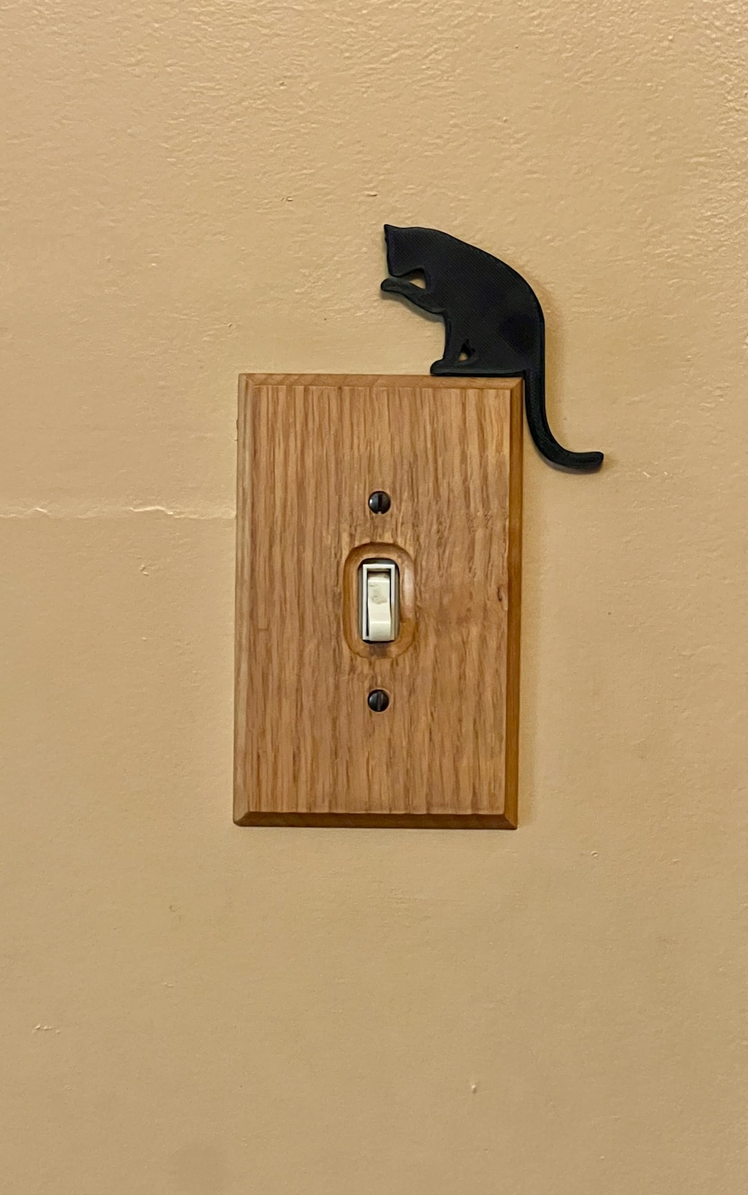 Cat on Light Switch - Etsy