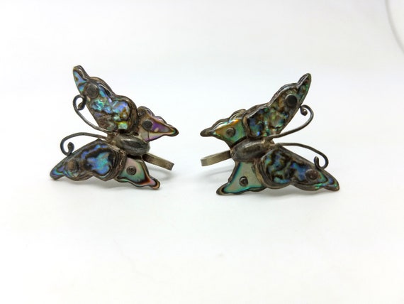 Mexican Sterling Silver Taxco and Alapaca Abalone… - image 6