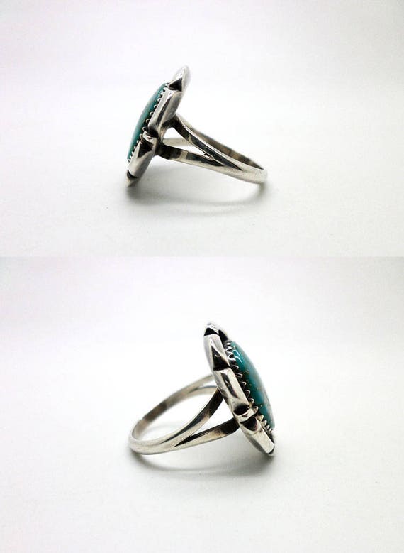 Vintage Turquoise and Sterling Silver Southwest S… - image 7