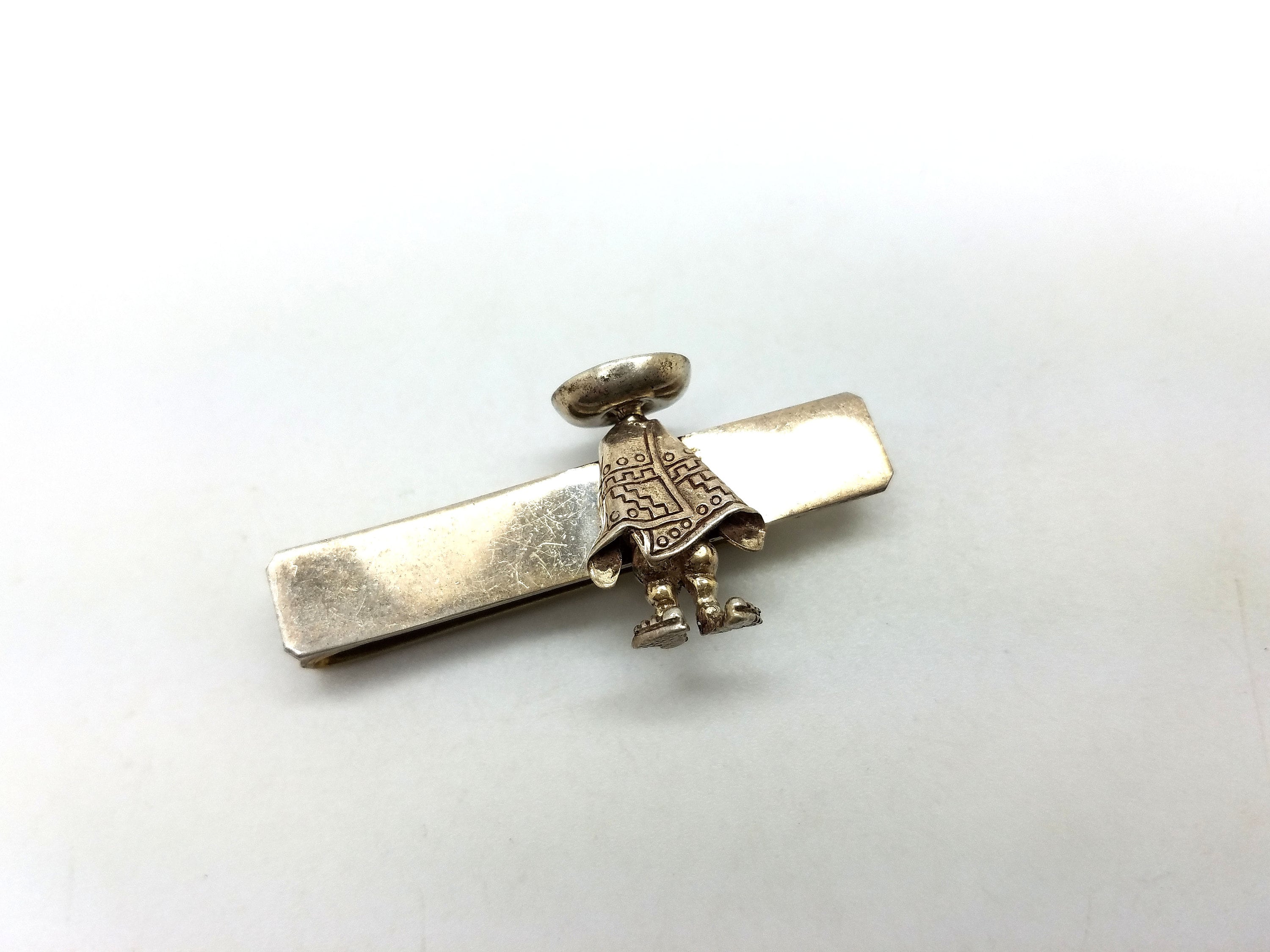 Boutons De Manchette Vintage En Argent Sterling - Modèle Aigle Mexicain (Mark 63/163), Référence 07082