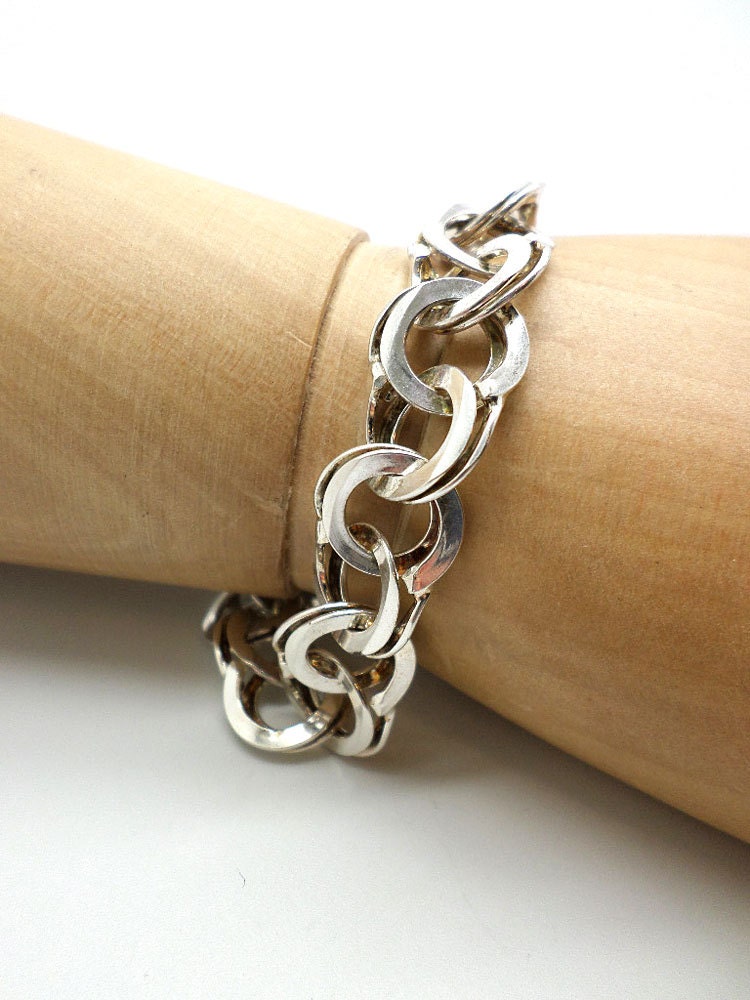 SALE Vintage Swedish Sterling Silver Bracelet Hallmarked Nils-Eric