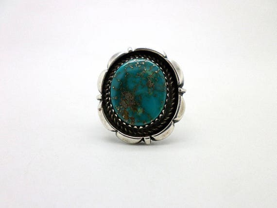 Vintage Turquoise and Sterling Silver Southwest S… - image 2