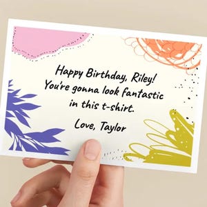Carta regalo aggiuntiva