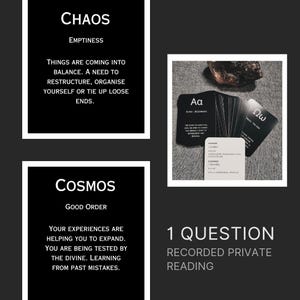 1 Question Private Reading - RECORDED