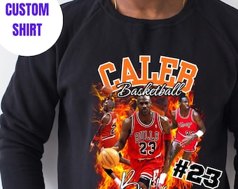 Custom personalized team name player sweatshirt tshirt for unisex youth toddler gift for player team