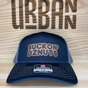Suckon Dznuts Trucker Style, Flache Bill Hat