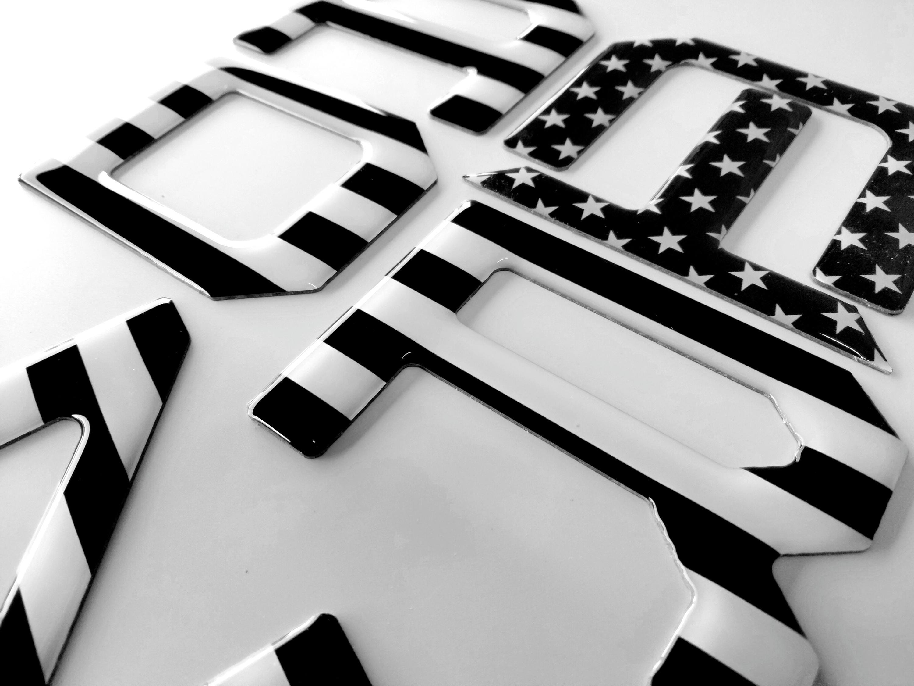 Camouflage 3D Raised Tailgate Insert Letters For 2014-2020 Toyota - Foto 4