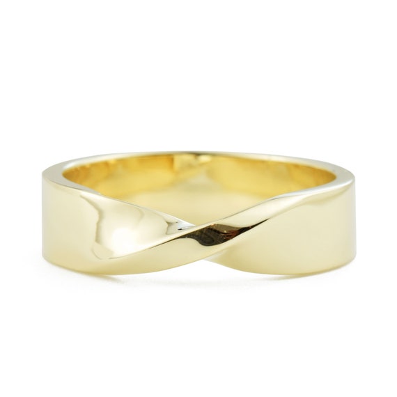 bague or tordue bague or tordue