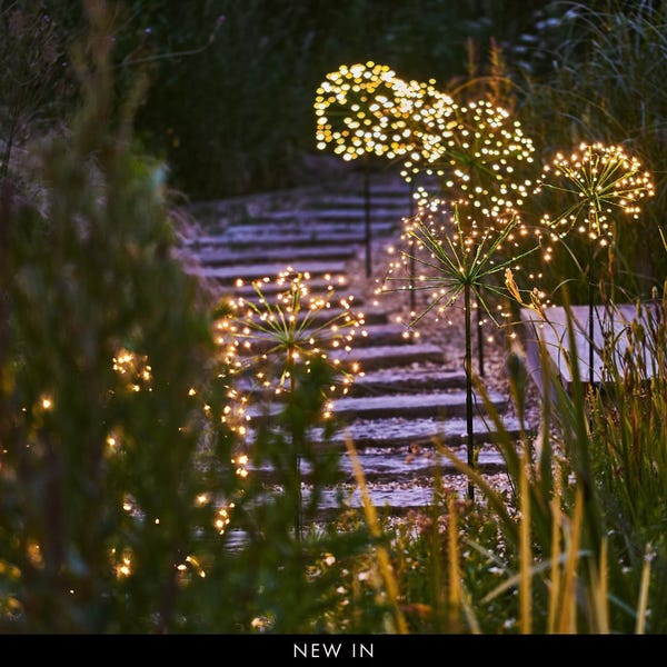 Dandelion Stake Lights | Outdoor Solar Garden Pathway Decor