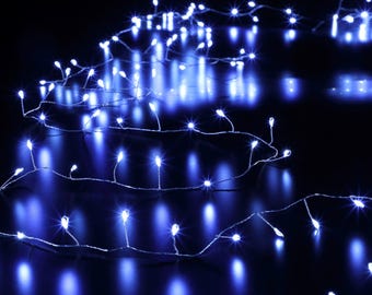 Kühle weiße Cluster Draht-Lichterkette