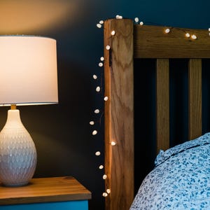 Teardrops White Fairy Lights | Home Decor Garland String Lights Battery Operated and Mains