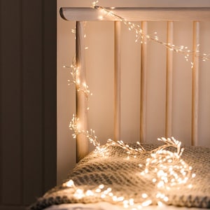 Silver Cluster Fairy Lights | Home Decor Garland String Lights