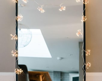 Copper Starburst Fairy Lights  Battery and Mains