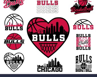 Chicago Basketball Team SVG Bundle, Fan Designs (Digital Download) t thirt sublimation