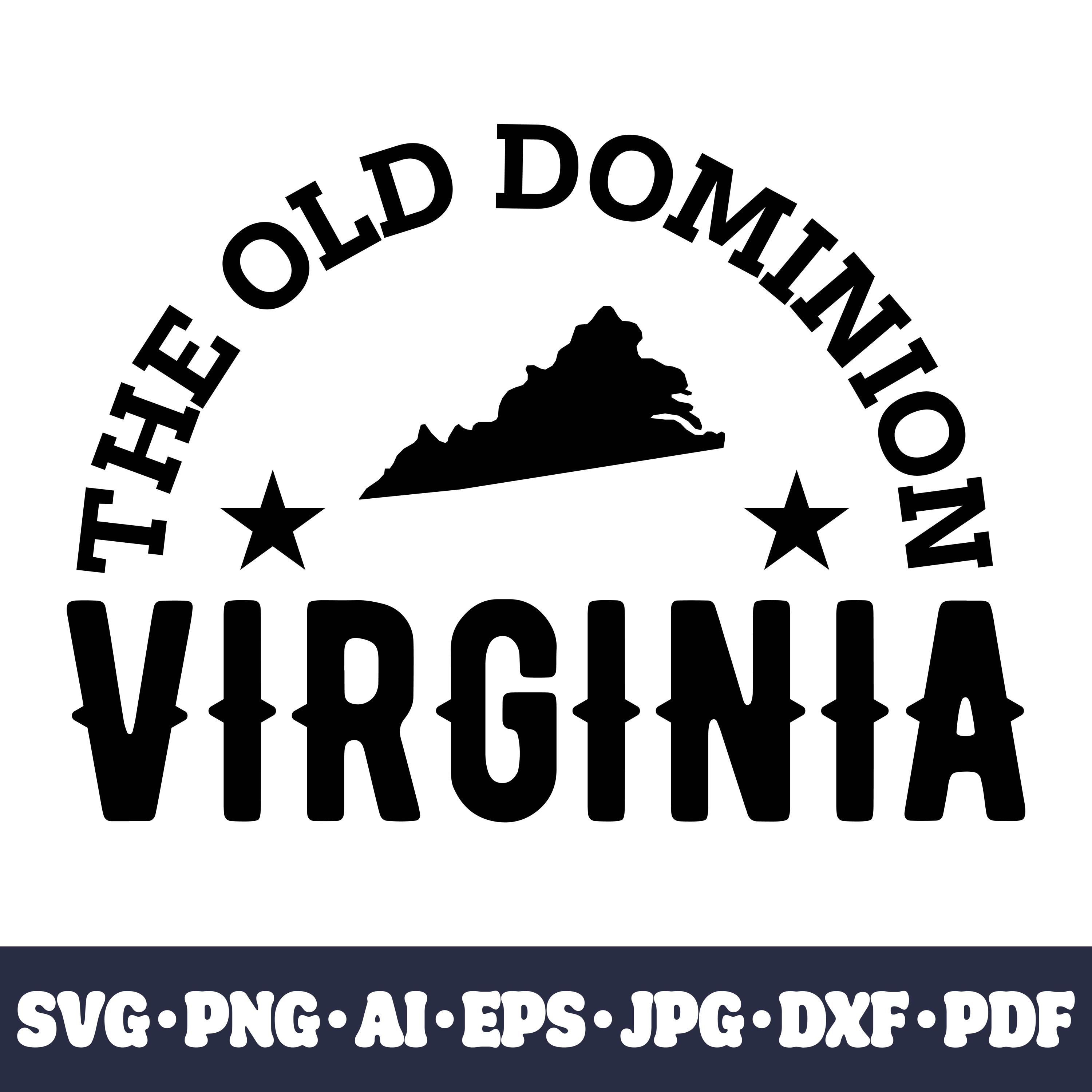 Virginia SVG Cricut Cut File. State Outline Map PNG Clipart. Silhouette ...