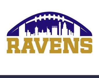 Baltimore football team SVG PNG DXF for Cricut and Silhouette | Sublimation Clipart, Digital Fan Art, Vinyl Cut File