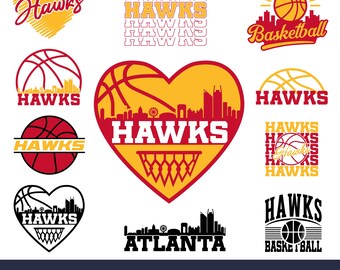 Atlanta Basketball Team SVG Bundle, Fan Designs (Digital Download) PNG t shirt sublimation